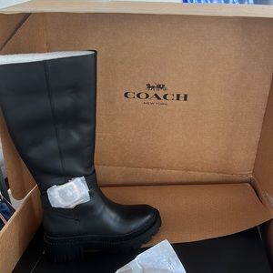 Brand new Coach James Boot, size 5.5